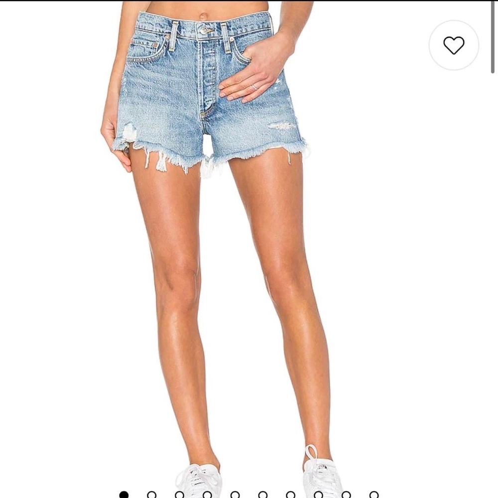 Agolde Parker Denim Shorts